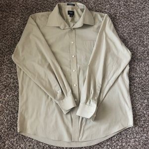 Haggar Button Down Dress Shirt for Men